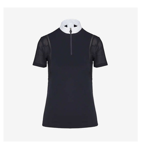 Camiseta de Equitación Elástica en 4 Direcciones de Alta Calidad, Capa Base para Competición, Camisa de Polo con Tela Técnica Suave al Tacto - Product Image 1