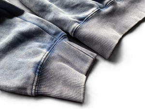 Ropa Urbana Vintage para Niños, Unisex, Casual, Estilo Urbano, Tejido Grueso, Primavera Invierno, Azul Lavado al Ácido, Serigrafiado - Product Image 3