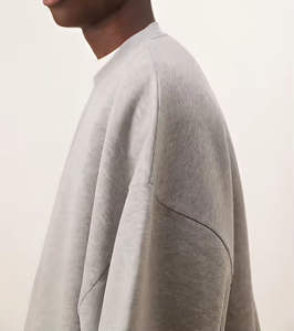 T-shirts Oversize en Coton Uni Noir et Blanc Coupe Courte et Ample (Box Fit) de Qualité Supérieure 300 g/m² – Fabricant - Product Image 5