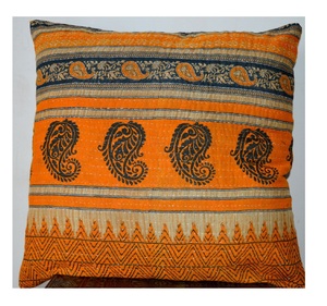 Vintage Cotton Fabric Handmade Knitted Square Envelope Closure Multicolor Made Custom Logo High Quality <b>Decor</b> Throw <b>Pillow</b> - Product Image 3