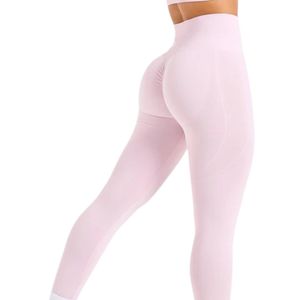 High Waist <b>Leggings</b> <b>Women</b> Stretch Fitness Tights Comfortable Yoga Workout Pants Breathable Running Gym Activewear OEM - Product Image 2
