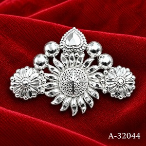 Broches de Perlas con Baño de Oro y Cristales de Imitación, Cadena Colgante, Accesorios de Boda para Mujer A-32040 - Product Image 3