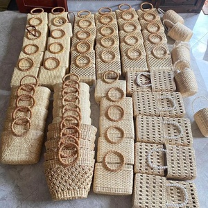 Precio barato al por mayor de la fábrica de jacinto de agua bolso de mano de las mujeres bolsos de las señoras hechas a mano de Vietnam - Product Image 6