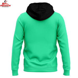 Custom Zip up Hoodie High Quality Cotton Heavyweight 450gsm Oversized Men Hoodies - Product Image 6