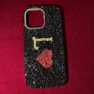 Étui de téléphone élégant et tendance, fait main, avec broderie de perles en forme de raisins, housse de protection de luxe pour smartphones - Product Image 1