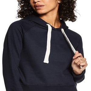 Sudadera con capucha personalizada vintage de media cremallera para mujer, talla regular, top corto con capucha para mujer - Product Image 4