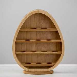 Porte-œuf en bois naturel, bol à œufs, bol de service pour le petit-déjeuner, mini bol en bois, vaisselle décorative - Product Image 2