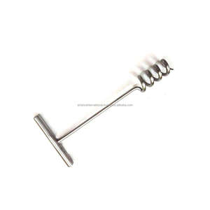Kit d'instruments chirurgicaux manuels de maintien des fibromes utérins (vis à myome) en acier inoxydable de qualité médicale certifié CE - Product Image 6