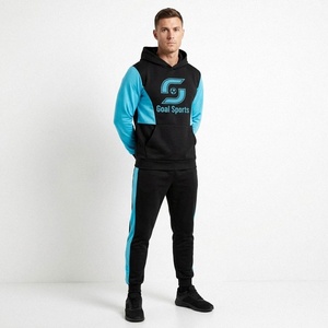 Conjunto Deportivo Unisex de Talla Grande, Ligero y Transpirable, en Bloques de Color, Chaqueta y Pantalones de Poliéster para Eventos y Fiestas - Product Image 1
