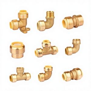 Tuberías PEX de Superficie Lisa, Cobre, CPVC, con 5 Años de Garantía, Sin Plomo, Conexión Rápida de Latón, Acoplamiento para Plomería - Product Image 1