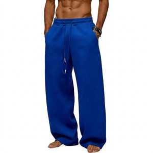 Pantalon de survêtement décontracté pour homme Harry Johnson, taille élastique, cordon de serrage, poches latérales, beige, coton respirant, idéal pour l'automne – Vente en gros - Product Image 1