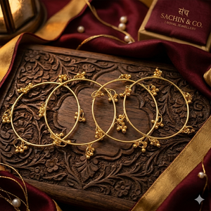 Kashmiri <b>Bangles</b> <b>Set</b> of 6 <b>Gold</b> Plated Traditional Ethnic <b>Bangles</b> <b>Set</b> for Women All Size Combo 2.4 2.6 & 2.8 ( 8 piece in a <b>set</b> ) - Product Image 5