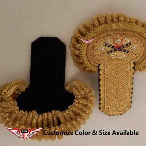 Epaulettes Napoleónicas de Caballería, Lujosas, Ecológicas, Bordadas a Mano, Vintage, Accesorios Ceremoniales - Product Image 2