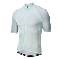 Jersey de Ciclismo Unisex Sublimado Personalizado al por Mayor, Súper Transpirable, de Secado Rápido, Antibacterial, con Protección UV y Tejido de Malla