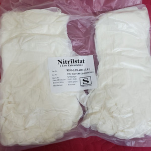 Gants de sécurité jetables en nitrile anti-chimiques, lisses, sans poudre, sans latex, sans silicone, stériles, flexibles, coniques, 7/8 oz, 26 cm - Product Image 6