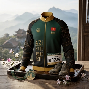 T-shirt de course personnalisé en gros, en coton et élasthanne, vêtement de sport respirant 95% coton 5% élasthanne - Product Image 5