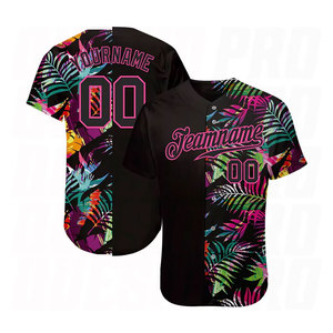 เสื้อเบสบอลแบบมืออาชีพสำหรับผู้ชายและเยาวชน ปักโลโก้ทีม ชื่อ และหมายเลข น้ำหนักเบา เหมาะสำหรับกีฬาซอฟต์บอล - Product Image 2