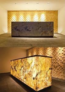 Natural Flexible Stone Veneer Block Translucent Large Stone Veneer for Interior/Exterior Walls Natural 100% Translucent Stone - Product Image 2
