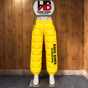 <b>Men</b> Quilted Design Full Length Puffer Trouser Quilted Winter Casual <b>Pants</b> Elastic Waist Lightweight Casual Puffer <b>Pants</b> <b>Summer</b> - Product Image 1
