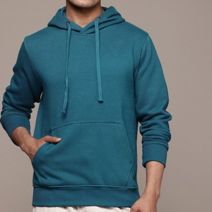 Ensemble sweat à capuche court zippé et pantalon de survêtement vintage pour homme, tenue streetwear oversize délavée à l'acide - Product Image 6