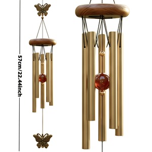 Campanas de viento decorativas de metal para colgar en el jardín exterior. - Product Image 1