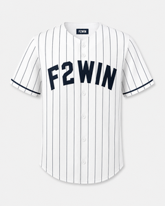 เสื้อเบสบอลผู้ชาย F2WIN สีดำ แขนสั้น ลายทาง ระบายเหงื่อได้ดี ทรงปกติ ติดกระดุมด้านหน้า ผลิตจากโพลีเอสเตอร์ 100% พร้อมลายตัวอักษร - Product Image 4