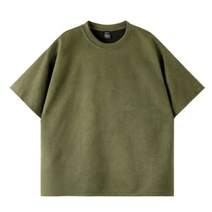 T-shirt Homme Oversize Uni Vintage Lavé à l'Acide 230 g/m² de Haute Qualité Nouvelle Tendance Poids Lourd - Product Image 4