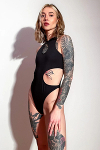 New Fashion Women's Belly <b>Dance</b> Stretch Bodysuit Breathable Quick Dry Seamless Spandex/Nylon <b>Pole</b> <b>Dance</b> Fitness Jumpsuit Durable - Product Image 3