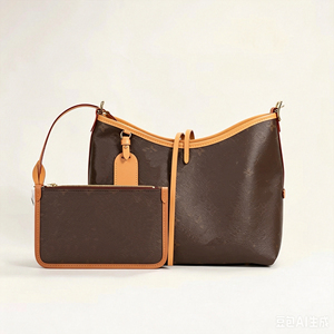 Stylish Lightweight Women's Tote Messenger Shoulder <b>Bag</b> <b>Soft</b> PU <b>Leather</b> Handbag Secure Zipper Solid Color for Everyday Carry - Product Image 2