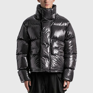 Chaqueta de Invierno Acolchada para Hombre, Personalizada con Logotipo OEM, Chaqueta de Burbujas Cálida para Hombre - Product Image 5