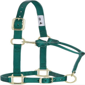 Premium Nylon Material Triple Ply Cheek Design Double Stitching handmade Nylon Horse Halter in Three Vibrant colors and sizes - Product Image 5
