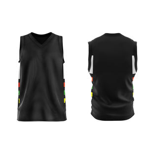 Camisetas de Baloncesto Personalizadas de Alta Calidad al por Mayor, Impresión Digital, Transpirables, sin Mangas, para Equipos - Product Image 5