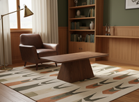 Table basse moderne pliable et gonflable en bois de caoutchouc massif, écologique, pour salon, ensemble de canapés, OEM ODM personnalisé