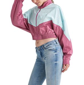 Veste coupe-vent respirante pour femmes, fermeture éclair personnalisée, entraînement, course à pied, légère, imperméable, veste de sport coupe-vent pour femmes - Product Image 4