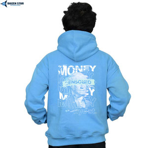 Sweat-shirt à capuche imprimé Mind Overload pour homme, coupe décontractée, design au dos, 100% coton French Terry 350g, impression sérigraphique - Product Image 5