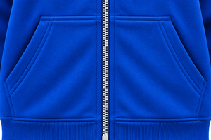 Unisex Blue Hooded Tracksuit Full <b>Zip</b> Sweatshirt with Side <b>Pockets</b> and Matching <b>Jogger</b> Pants Casual Autumn Wear - Product Image 4