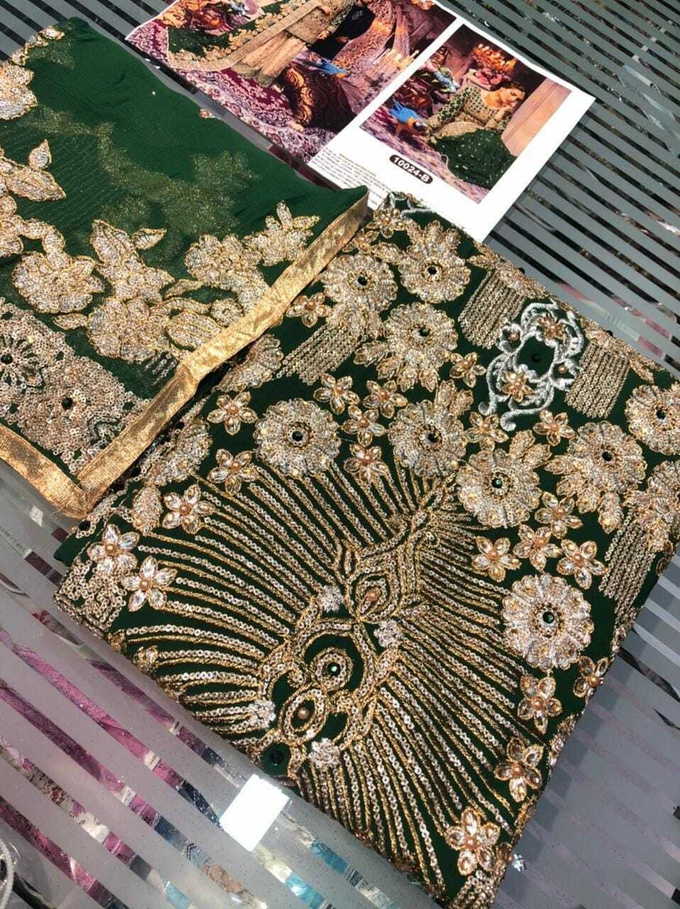 Abito Pakistano Indiano Bollywood Designer Salwar Kameez Da Festa Matrimonio