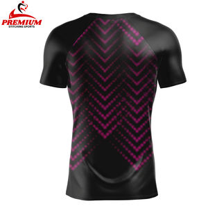 เสื้อรัดกล้ามเนื้อสำหรับนักกีฬาบราซิลเลียนยิวยิตสูแบบไม่มีผ้าปิดตัว (No Gi) ขายส่ง แบบไม่มีลาย ผลิตจากโพลีเอสเตอร์ผสมสแปนเด็กซ์ ป้องกันรังสียูวี 50 ระบายอากาศได้ดี และป้องกันแบคทีเรีย เหมาะสำหรับทั้งชายและหญิง - Product Image 2