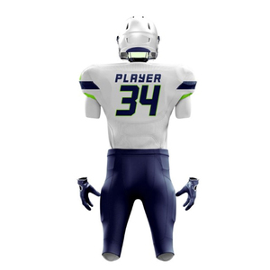 Uniformes de football américain pour adultes sur mesure de Direct Factory, haute performance, résistants, respirants, shorts, nouveaux designs, ensembles imprimés - Product Image 3