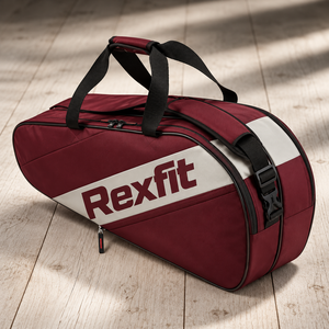 Sac à dos léger en nylon imperméable REX FIT SPORTS pour joueurs de padel, rangement organisé pour chaussures, vêtements et entraînement - Product Image 1
