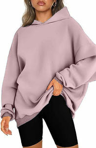 OEM 2026 Sweats à capuche oversize pour femmes, pulls en molleton avec logo personnalisé, tenues décontractées et mode - Product Image 3