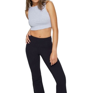 Meilleur design Hauts courts pour femmes prix de gros Logo personnalisé respirant XS taille extérieur à la mode débardeurs OEM service tricoté - Product Image 1