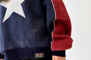 Oneten Womens Color Block Star Sweatshirt <b>And</b> Wide Leg Pants <b>2</b> <b>Piece</b> <b>Set</b> - Product Image 5