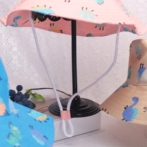 Top Quality Children's Summer Cartoon Print Sunblock Hat Boy Fisherman Hat Girl Bucket Hat - Product Image 5