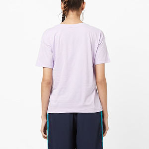 เสื้อยืดผู้หญิงผ้าฝ้ายเรียบแบบโอเวอร์ไซส์ คอกลม แขนสั้น เนื้อผ้านุ่ม สวมใส่สบาย สไตล์ลำลอง ขายส่ง เสื้อฮิต - Product Image 6