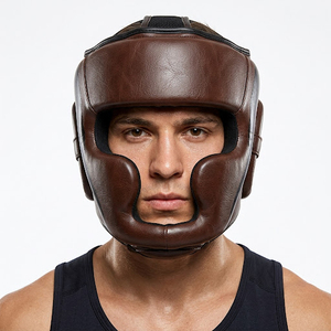 Protector de Cabeza con Protector Facial, Equipo de Protección para Entrenamiento de Karate y MMA, Casco - Product Image 4