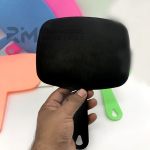 RMI Stainless Steel Face & Lash <b>Mirrors</b> with Toothed Tip Perfect Grip Customizable Length Private Logo & Custom Packaging - Product Image 4