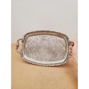 Plateau et plat de service en laiton antique, artisanat métallique, pour fruits, gâteaux, pâtisseries, style vintage décoratif, plateaux de luxe pour mariage - Product Image 4