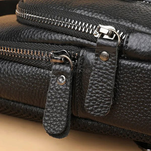 Sacs bandoulière en cuir pour hommes en gros – Meilleur style, sacs bandoulière en cuir pour hommes, sacs en cuir personnalisables avec logo pour hommes - Product Image 3