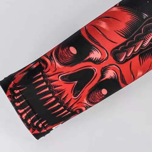 Mangas de compresión deportivas 2026 con logo personalizado, protección UV, secado rápido, diseño liso, para hombre, fútbol americano, running - Product Image 5
